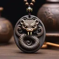 女属蛇戴什么运气好沉香吊坠图片，属蛇女佩戴什么招财