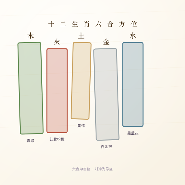 十二生肖六合方位对照图
