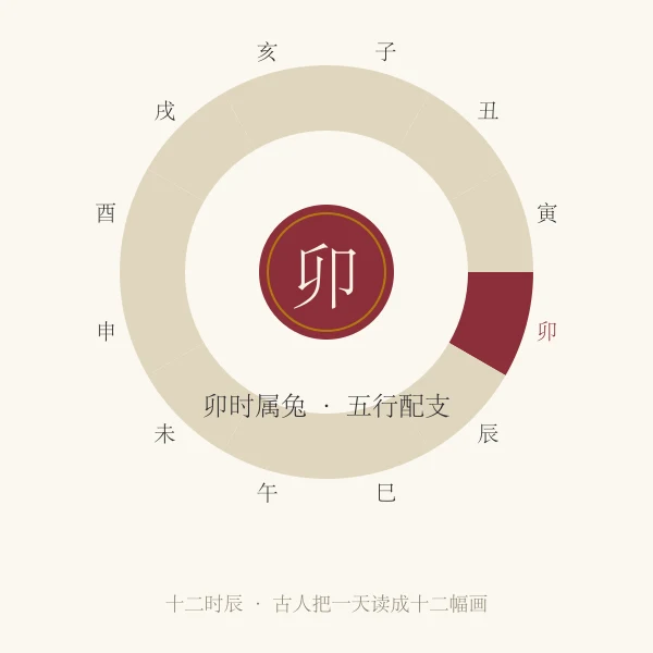 卯时兔主题插画
