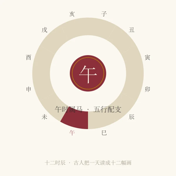 午时马主题插画